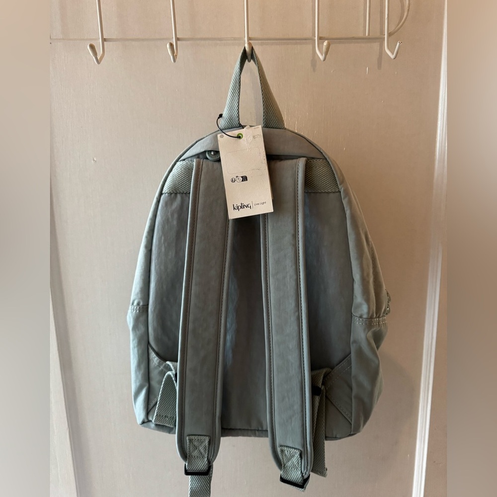 Kipling light blue Backpack with Padded Straps and Water-Resistant Material - Picture 2 of 3